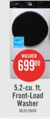 The Brick Midea 5.2 Cu. Ft. Front-Load High-Efficiency Washer - White - Stackable - MLH52N4AWW offer
