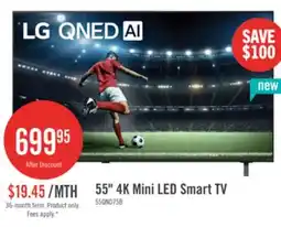 The Brick LG 55 QNED75B Mini-LED 4K Smart webOS TV (55QNED75BUA.ACC) – 2026 Model offer