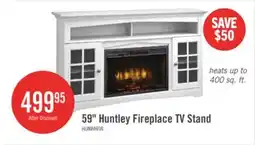 The Brick Huntley 59 Electric Fireplace TV Stand with Storage and Cable offer
