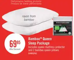The Brick Bamboo Queen Sleep Package offer