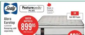 The Brick Sealy Posturepedic Plus Alora Eurotop Plush Queen Mattress offer