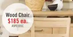 The Brick Aspen Dining Chair with Fabric Seat, Slat-Back - Natural offer