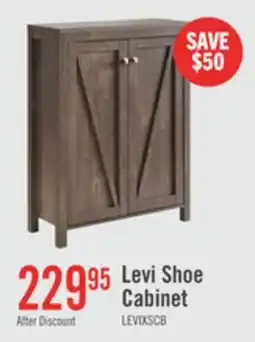 The Brick Levi 31 Shoe Storage Cabinet - Hazelnut offer