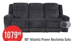 The Brick Atlantis 90 Fabric Zero Gravity Power Reclining Sofa - Dark Grey offer