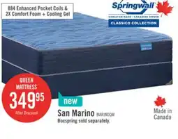 The Brick Springwall San Marino Tight Top Firm King Mattress offer