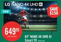 The Brick LG 65 NU700 NANO UHD 4K Smart TV (65NU700BPUA.ACC ) – 2026 Model offer