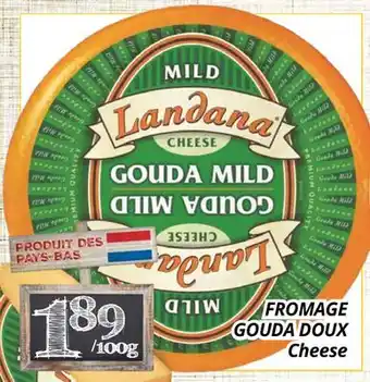 Supermarché PA FROMAGE GOUDA DOUX | Cheese offer