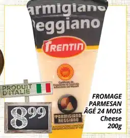 Supermarché PA FROMAGE PARMESAN ÂGÉ 24 MOIS | Cheese offer