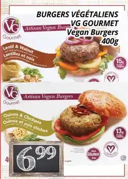 Supermarché PA BURGERS VÉGÉTALIENS VG GOURMET | VG GOURMET Vegan Burgers offer