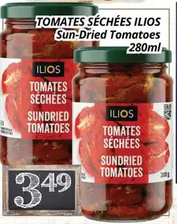 Supermarché PA TOMATES SÉCHÉES ILIOS | ILIOS SUN-DRIED TOMATOES offer