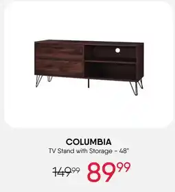 Meubles RD Columbia - TV Stand with Storage - 48 offer