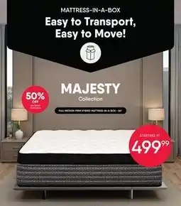 Meubles RD MAJESTY FULL MEDIUM-FIRM HYBRID MATTRESS-IN-A-BOX - 54 offer