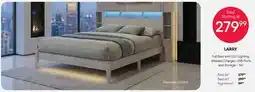 Meubles RD LARRY Full Bed with LED Lighting offer