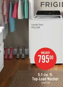 The Brick Frigidaire 5.1 Cu. Ft. Top-Load Washer - White - FLVW7523BW offer