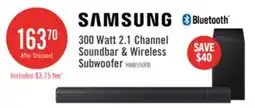 The Brick SAMSUNG B-Series 2.1 Channel Soundbar with Wireless Subwoofer (HW-B550F/ZC) offer