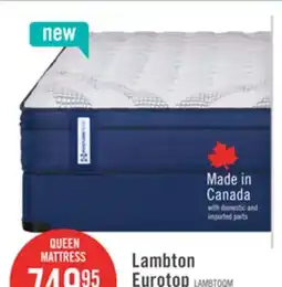 The Brick Sealy Posturepedic 950 Series Lambton Eurotop Firm Queen Mattress offer