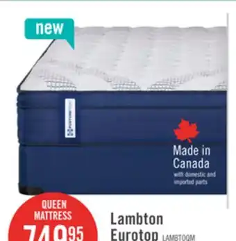The Brick Sealy Posturepedic 950 Series Lambton Eurotop Firm Queen Mattress offer