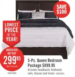 The Brick 5-Pc. Queen Bedroom Package offer