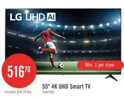 The Brick LG 55 4K UHD Smart TV offer