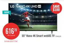 The Brick LG 55 NU850 Nano 4K Smart webOS TV (55NU850BPUA.ACC) – 2026 Model offer