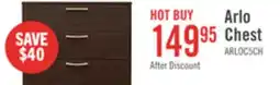 The Brick Arlo Bedroom Chest of Drawers, 5-Drawer, 23.6W x 36.2H, Made in Canada - Espresso Brown offer