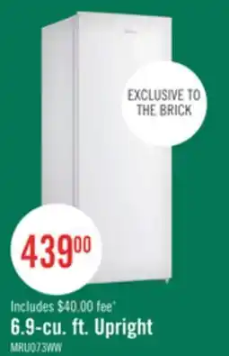 The Brick Midea 6.9 Cu. Ft. Convertible Upright Refrigerator-Freezer - MRU07B3AWW offer