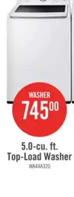 The Brick Samsung 5.1 Cu. Ft. Top-Load Washer - White - WA44A3205AW/A4 offer
