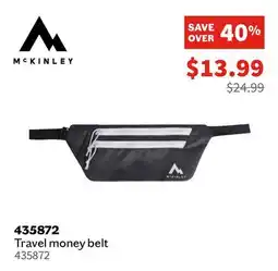 Sports Experts MCKINLEY Travel money belt offer