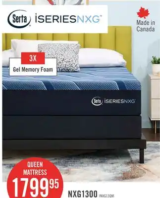 The Brick Serta iSeries NXG1300 Luxury Tight Top Medium Queen Mattress offer