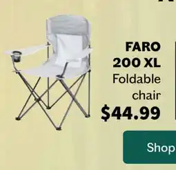 Sports Experts MCKINLEY FARO 200 XL Foldable chair offer
