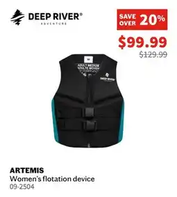 Sports Experts DEEP RIVER ARTEMIS Women's flotation device offer