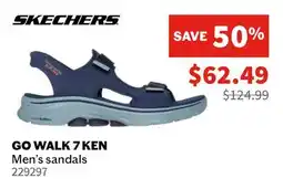 Sports Experts SKECHERS GO WALK 7 KEN Men's sandals offer