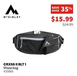 Sports Experts MCKINLEY CRXSS II BLT 1 Waist bag offer