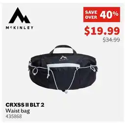 Sports Experts MCKINLEY CRXSS II BLT 2 Waist bag offer