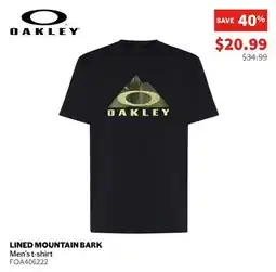 Sports Experts OAKLEY LINED MOUNTAIN BARK Men's t-shirt offer