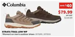 Sports Experts COLUMBIA STRATA TRAIL LOW WP offer