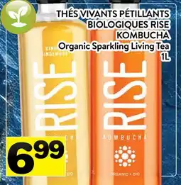 Supermarché PA THÉS VIVANTS PÉTILLANTS BIOLOGIQUES RISE KOMBUCHA | Organic Sparkling Living Tea offer