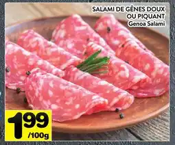 Supermarché PA SALAMI DE GÈNES DOUX OU PIQUANT | Genoa Salami offer