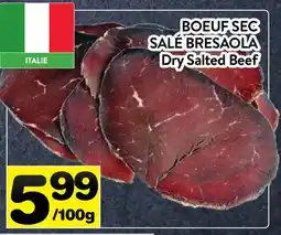 Supermarché PA BOEUF SEC SALÉ BRESAOLA | Dry Salted Beef offer