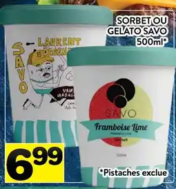 Supermarché PA SORBET OU GELATO SAVO offer