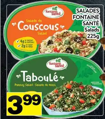 Supermarché PA SALADES FONTAINE SANTÉ | Salads offer