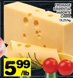 Supermarché PA FROMAGE EMMENTAL IMPORTÉ | Cheese offer