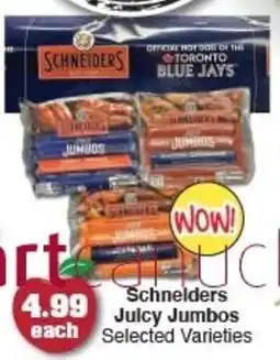 The Apple Market Schnelders juicy jumbos offer