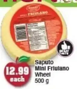 The Apple Market Saputo Mini Friulano Wheel offer