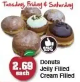 The Apple Market Donuts Jelly Filled Cream Filled offer