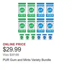 Costco PUR Gum and Mints Variety Bundle offer