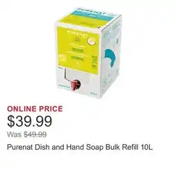 Costco Purenat Dish and Hand Soap Bulk Refill offer