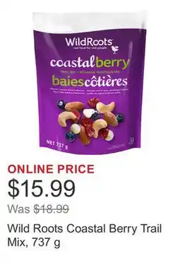 Costco Wild Roots Coastal Berry Trail Mix offer
