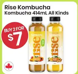 Healthy Planet Rise Kombucha 414mL All Kinds offer