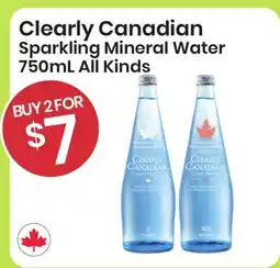 Healthy Planet Clearly Canadian Sparkling Mineral Water offer